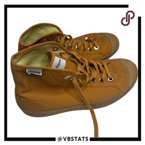 Novesta Men's High Top Lace Up Star Dribble Sneakers‎ Brown Size 11.5